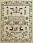 Click for more details of Prudence - Love And Toil 1796 (cross stitch) by 1897 Schoolhouse Samplers