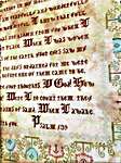 Click/tap for more details of Psalm 139 (cross stitch) by Lucy Beam