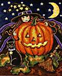 Click for more details of Pumpkin Girl (cross stitch) by Letistitch
