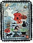 Click/tap for more details of Pumpkin Potion (cross stitch) by Praiseworthy Stitches