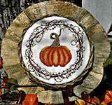 Click/tap for more details of Pumpkin Pumpkin (cross stitch) by Luhu Stitches