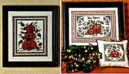 Click for more details of Pumpkin Trio and Scaredy Cat Pumpkins (cross stitch) by The Sweetheart Tree