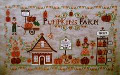 Click for more details of Pumpkins Farm (cross stitch) by Cuore e Batticuore