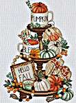 Click for more details of Pumpkins on a Platter (cross stitch) by Les Petites Croix de Lucie