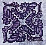 Click/tap for more details of Purple Glory (cross stitch) by Keslyn's