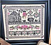 Click/tap for more details of Quaint Quakers 1 - Spring (cross stitch) by Quaint Rose Needlearts