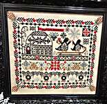 Click/tap for more details of Quaint Quakers 4 - Winter (cross stitch) by Quaint Rose Needlearts
