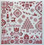 Click/tap for more details of Quaker de Noel (cross stitch) by Jardin Prive