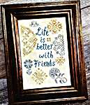 Click for more details of Quaker Friends (cross stitch) by From The Heart