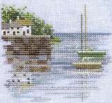 Click for more details of Quayside (cross stitch) by Rose Swalwell