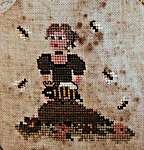 Click for more details of Queen Bee (cross stitch) by Fairy Wool in The Wood