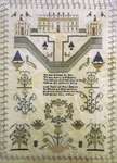Click/tap for more details of Queen's Palace Sarah Fealton 1840 (cross stitch) by Victorian Rose Needlearts