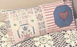 Click/tap for more details of Quilt Block Sampler (cross stitch) by The Nebby Needle