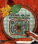 Click for more details of Quilt On A Pumpkin (cross stitch) by Rosewood Manor
