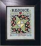 Click for more details of Quilted with Love - Rejoice (cross stitch) by Stoney Creek