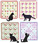 Click/tap for more details of Quilts and Cats (cross stitch) by Imaginating