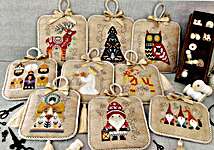 Click/tap for more details of Quirky Christmas 2024 (cross stitch) by Twin Peak Primitives