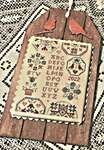 Click/tap for more details of Quirky Quaker Sampler (cross stitch) by The Nebby Needle