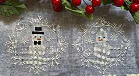Click for more details of Quirky Quaker Snowfolk (cross stitch) by Darling and Whimsy
