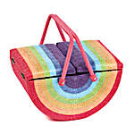 Click for more details of Rainbow Wicker Sewing Box (miscellaneous) by Hobby Gift
