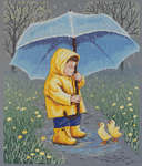 Click for more details of Rainy Day Friends (cross stitch) by Janlynn