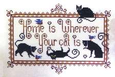 Click for more details of Really Friendly Cats (cross stitch) by Kit & Bixby