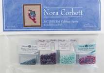 Click for more details of Red Cabbage Sprite Embellishment (beads and treasures) by Nora Corbett