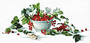Click/tap for more details of Red Currants (cross stitch) by Luca - S