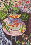 Click/tap for more details of Red Fish (cross stitch) by RTO