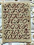 Click for more details of Red Paper Sampler (cross stitch) by Lucy Beam