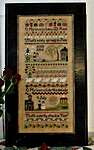 Click/tap for more details of Red Red Rose Sampler (cross stitch) by Cosford Rise