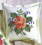 Red Rose Cushion