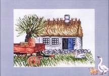 Click for more details of Red Wagon (cross stitch) by Permin of Copenhagen