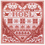 Click/tap for more details of Redwork Noel (cross stitch) by Imaginating