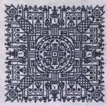 Click/tap for more details of Reflections of London (cross stitch) by Ink Circles