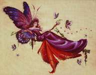Click/tap for more details of Reina Mariposa (cross stitch) by Bella Filipina