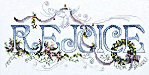 Click for more details of Rejoice (cross stitch) by Stoney Creek