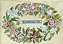 Click/tap for more details of Remember Me (cross stitch) by From The Heart