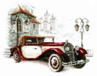 Click for more details of Retro Cadillac (cross stitch) by Magic Needle