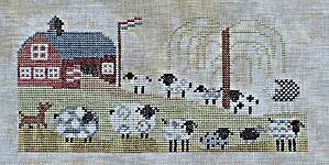 Click/tap for more details of Return to the Farm (cross stitch) by Thistles