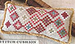 Click/tap for more details of Rice Stitch Cushion (cross stitch) by Shakespeare's Peddler