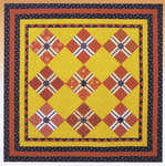 Click for more details of Rick Rack Crossing (patchwork and quilting) by Wagons West Designs