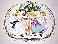 Click for more details of Ring Around the Rose Tree (cross stitch) by Mirabilia Designs