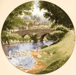 Click for more details of Riverside (cross stitch) by John Clayton