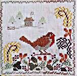 Click/tap for more details of Robin's Christmas (cross stitch) by Cosford Rise