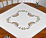 Click for more details of Robins Table Centre (embroidery) by Permin of Copenhagen