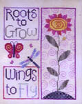 Click for more details of Roots and Wings (cross stitch) by Waxing Moon Designs