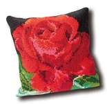 Click for more details of Rose Cushion Front (tapestry) by Thea Gouverneur