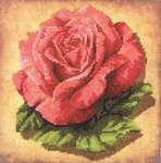 Click for more details of Rose (embellished cross stitch) by Riolis