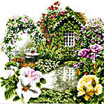 Click for more details of Rose Garden (cross stitch) by Lanarte